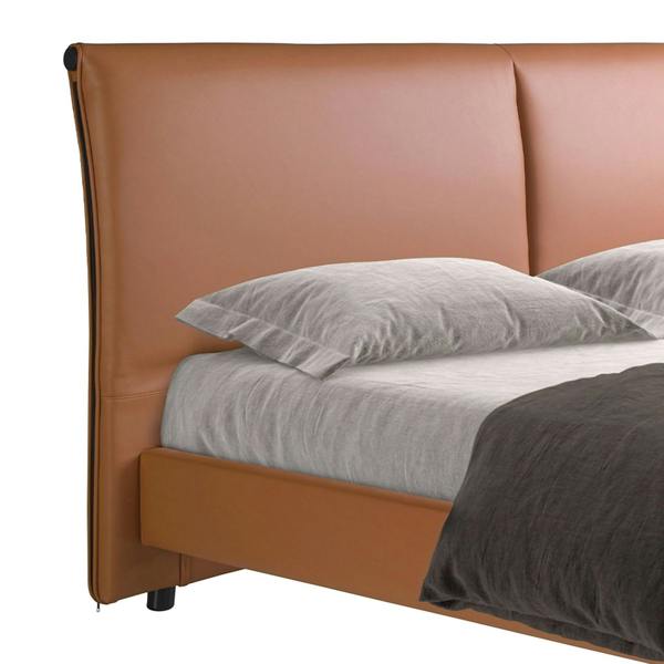Angel Cerdá Brown Leatherette Bed 7158