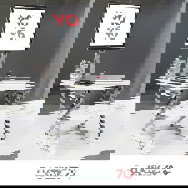 Yo-Yo DESK 70 Single Monitor Standing Desk Converter