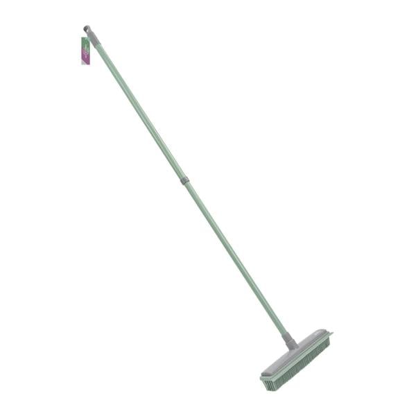JVL Rubber Broom - Green