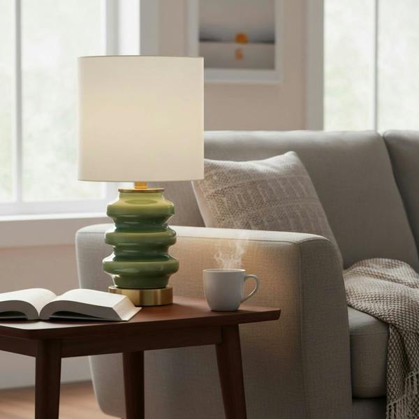 38CM CERAMIC TABLE LAMP