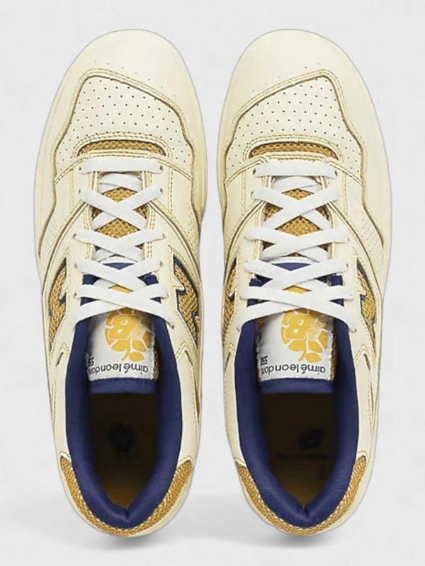 Aimé Leon Dore New Balance 550 Basketball Oxfords Yellow