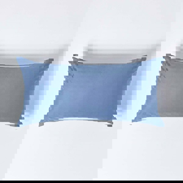 HOMESCAPES Premium 1000 TC Egyptian Cotton Sateen Weave Pillowcase, European Size