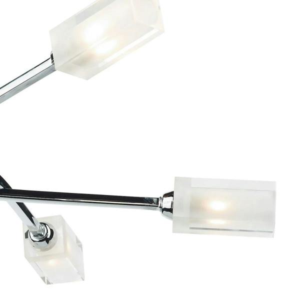 Pagazzi Lighting Icarus 6 Light Semi Flush Ceiling Light Polished Chrome