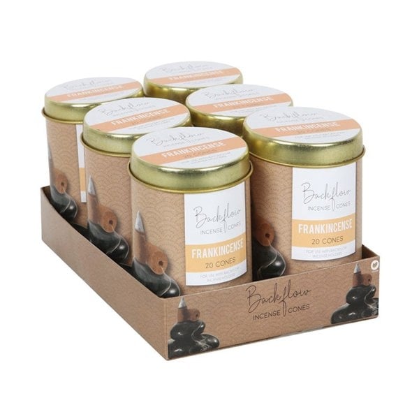 Serano 6 Tins of Elements Frankincense Jumbo Backflow Cones