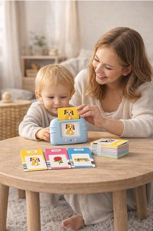 Dyzi Interactive Talking Flash Cards 224 Words Toddler Toy