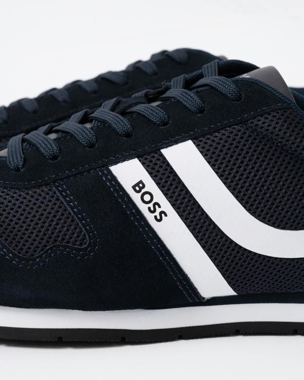 BOSS Orange Levon Runn memi Mens Trainers - Dark Blue 401