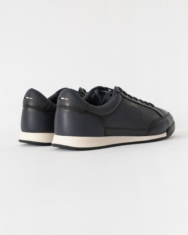 BOSS Orange Nitan Low Profile Bu Trainers - Dark Blue 401 - CHO - Designer Mens Trainers