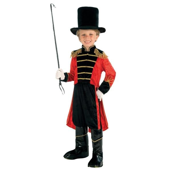 Bristol Novelty Childrens/Kids Ring Master Costume - Red/Black