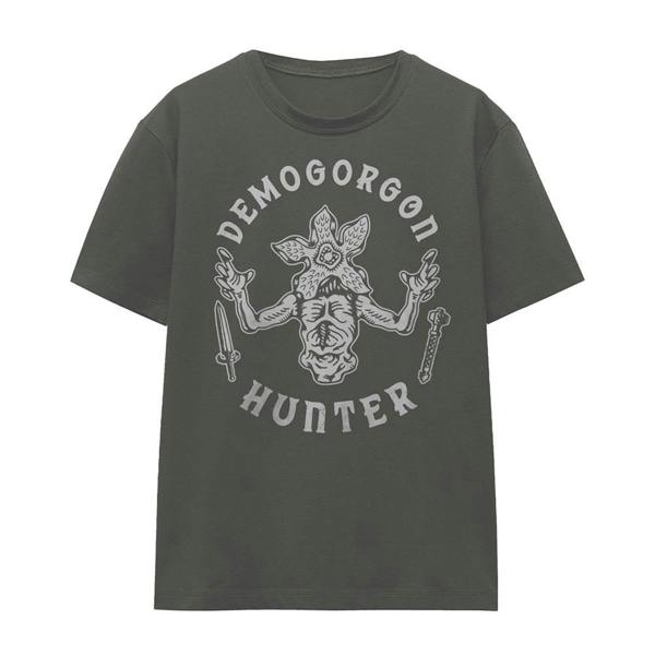 Stranger Things Womens/Ladies Demogorgon Hunter T-Shirt - Black