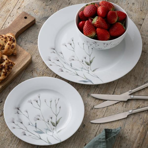 Aynsley China Aynsley Cotton Blossom 12 Piece Set