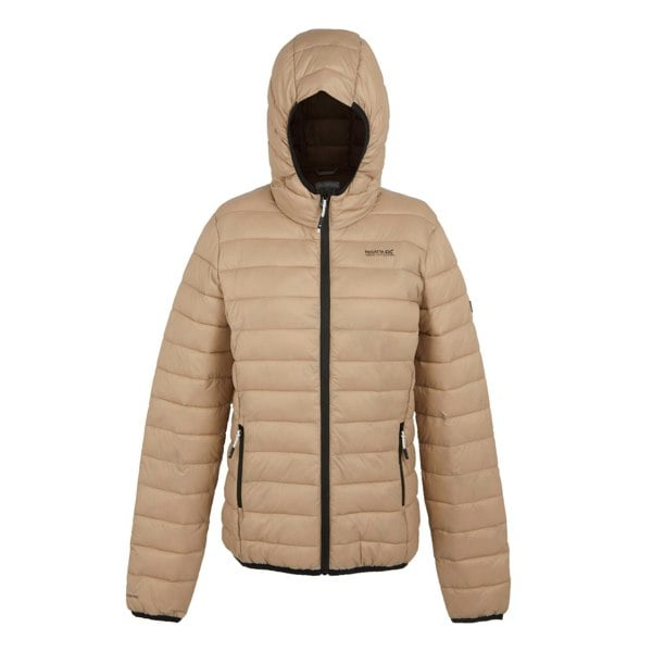 Regatta Women's Marizion Hooded Padded Jacket - Warm Taupe/Bueno