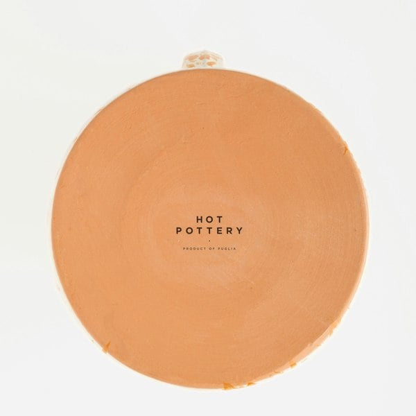 Hot Pottery Jug Burnt Orange