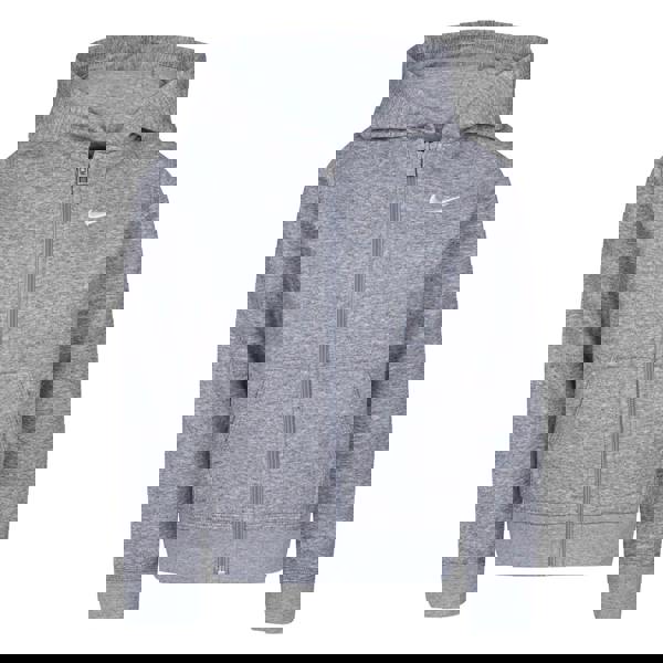 Nike Childrens/Kids Team Club Full Zip Hoodie - Grey - 