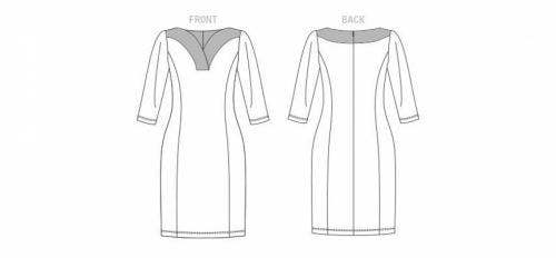 Vogue Sewing Pattern 1858, Dresses for Women, B5 (8-10-12-14-16) - Intermediate