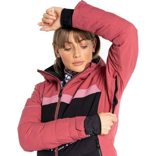 Dare 2B Womens/Ladies Conveyed Ski Jacket - Earth Rose/Black - 