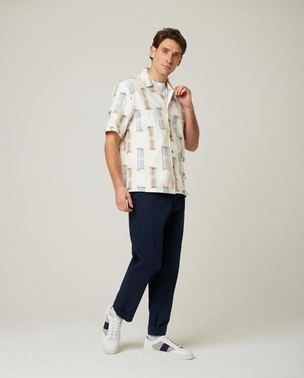 Peregrine  Quay Cuban Collar Shirt