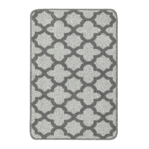 Moroccan Grey Washable Mat and Runner Eco-Friendly | THE RUGS