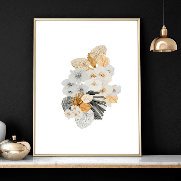 Botanical illustration wall decor | set of 3 wall art prints