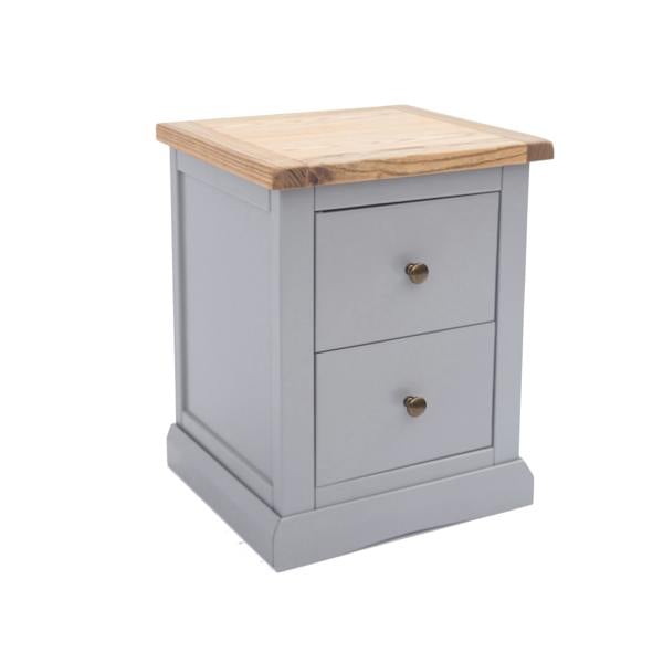 Cabinet Bits Rocca 2 Drawer Bedside Table