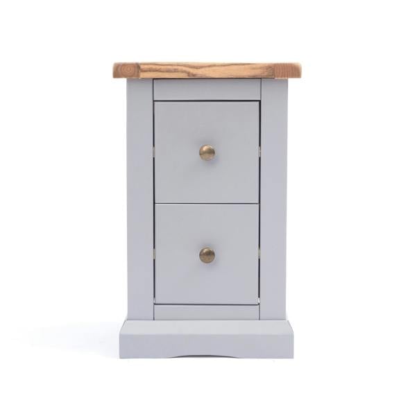 Rocca 2 Drawer Petite Bedside Table