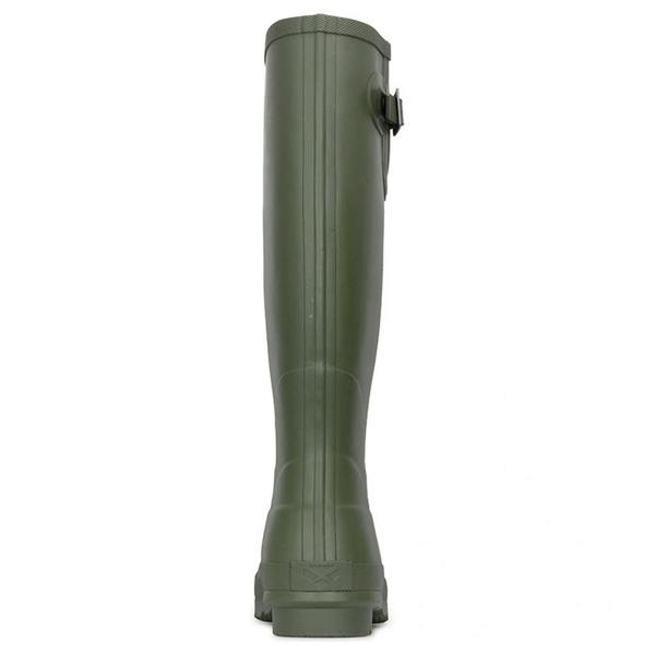 Hoggs of Fife Braemar Pro Wellington Boots in green, back view