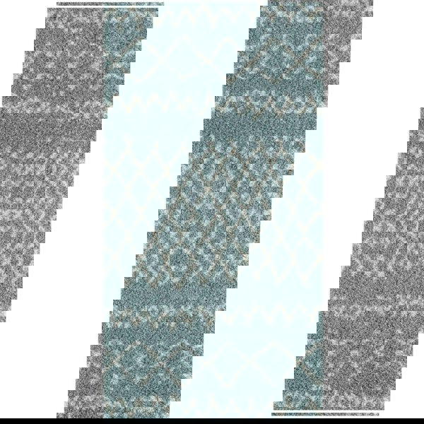 Moroccan shaggy rug rich texture and elegant design floor-heating compatible