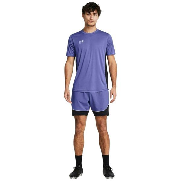 Under Armour Mens Pro 2 in 1 Relaxed Fit Shorts - Navy - 