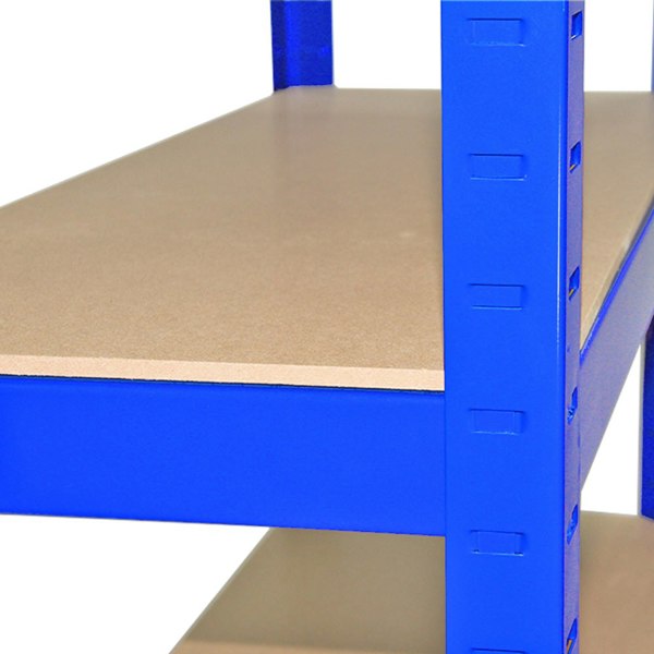 Monster Racking T-Rax Heavy Duty Shelving Units - Blue 75cm W, 30cm D, Set of 2