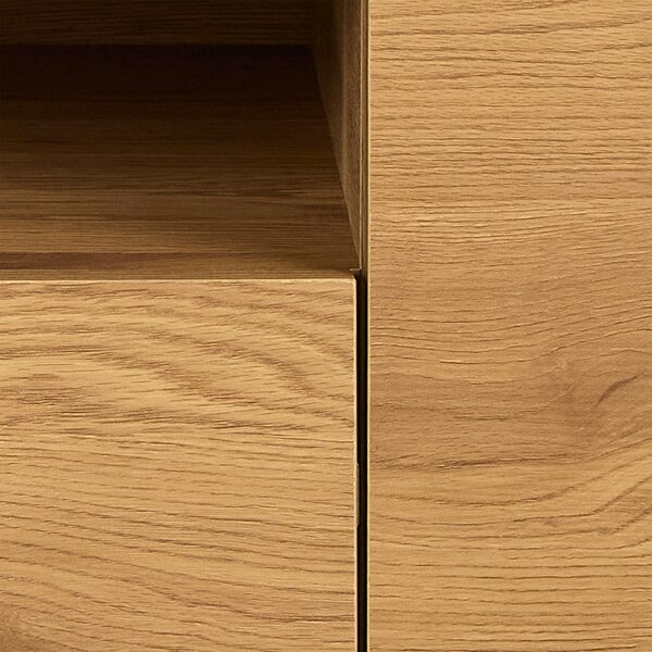 Wyld Haus Galway 140cm Wild Oak TV Unit 2 Doors 1 Drawer 1 Shelf