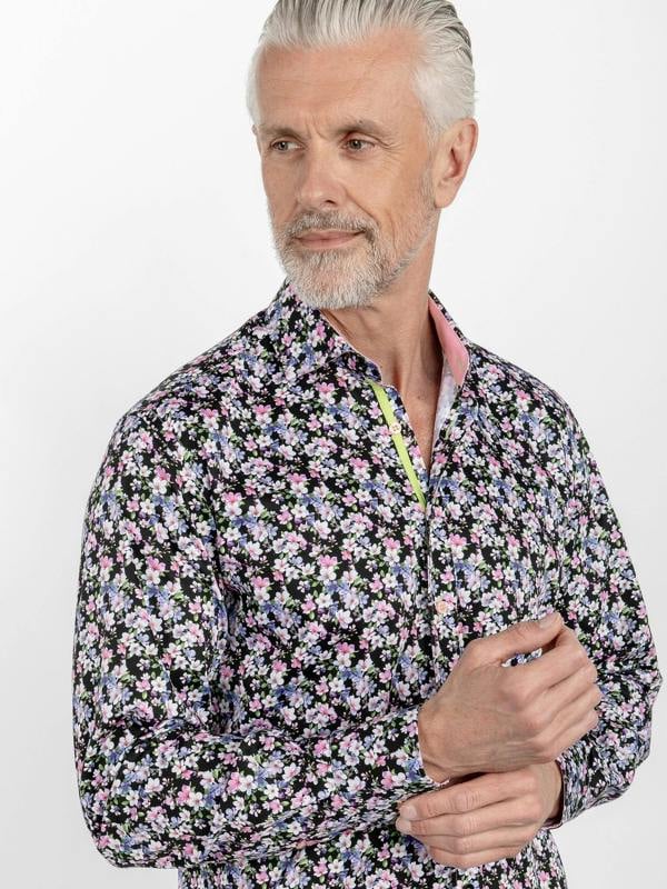 BLOSSOM GARDEN PRINT SHIRT - Claudio Lugli Shirts
