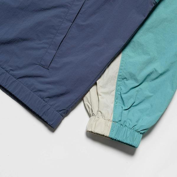 Parlez Rail Leaf Turquoise Track Jacket