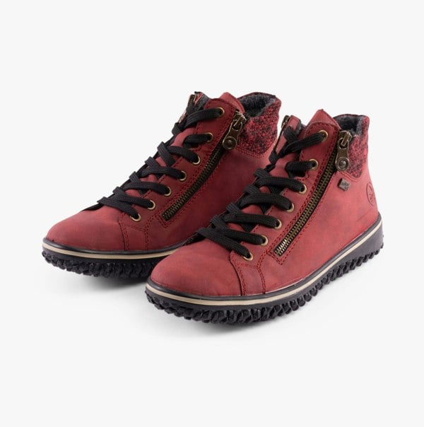 Rieker Z4263-35 Womens Boots - Red