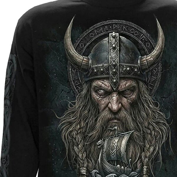 Spiral - VIKING NORSEMAN - Longsleeve T-Shirt Black