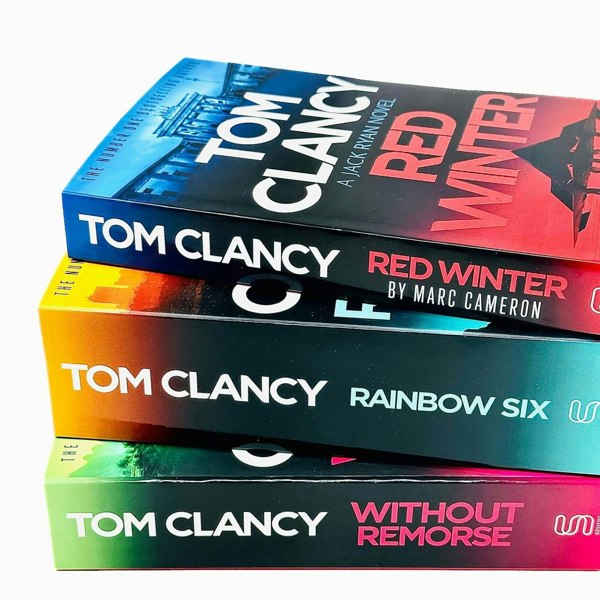 Tom Clancy Red Winter, Rainbow Six & Without Remorse By Marc Cameron & Tom Clancy 3 Book Set