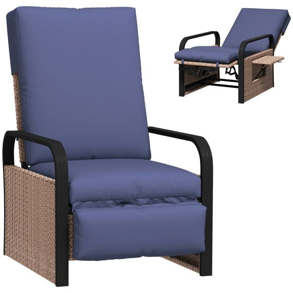 Rattan Recliner Chair