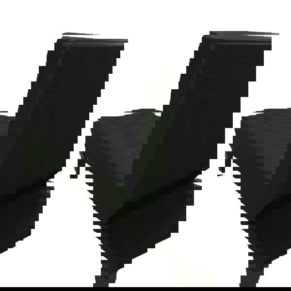 Dorel Home Adalynn Chaise Lounger Black Faux Leather