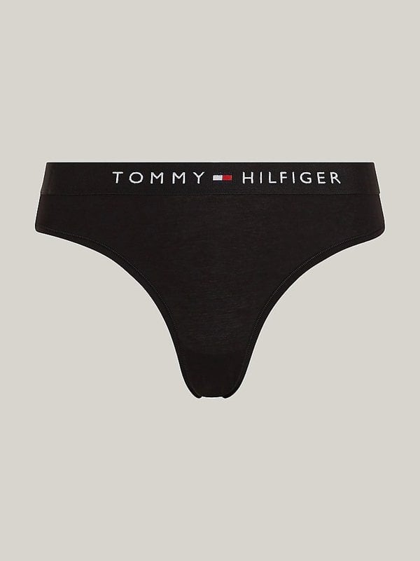 Tommy Hilfiger TH ORIGINAL LOGO BIKINI Womens Briefs Black