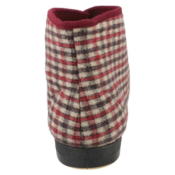 Balmoral Mens Balmoral Chequered Bootee Slippers Gawci