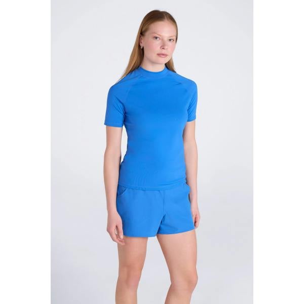 Mountain Warehouse Womens/Ladies UV Protection Rash Guard - Bright Blue - 
