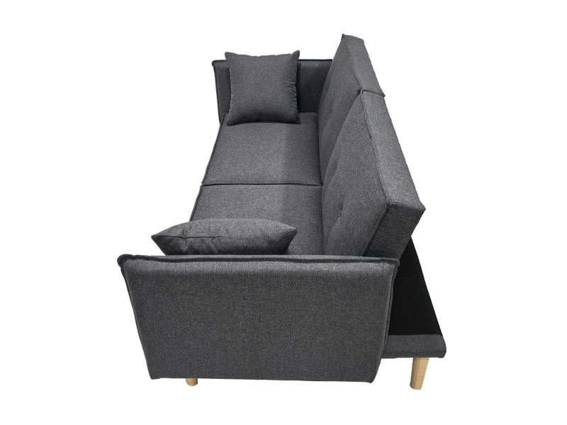 Finnley Two Seat Sofa Bed - Grey - Madefor.Living