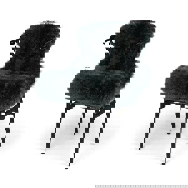 New Zealand Sheepskin | Long Wool | 100 cm Blue Grey