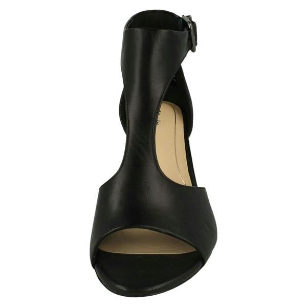 Clarks Ladies Clarks Peep Toe Heeled Sandals Laureti Star