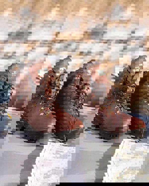 Hoggs Of Fife Munro Mens Vibram Hiking Leather Lace Up Boots