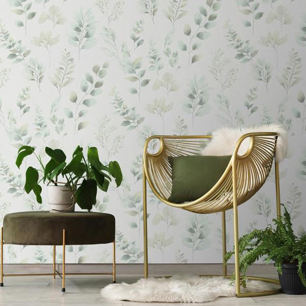 Erismann Spring Symphony Leaf Wallpaper