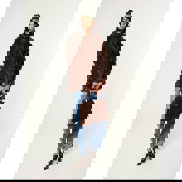 Blue Vanilla Short Faux Fur Coat