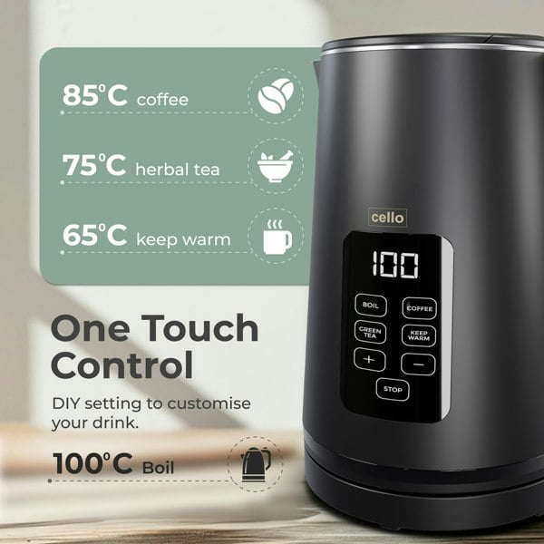 Cello Digital Kettle with Temperature Control