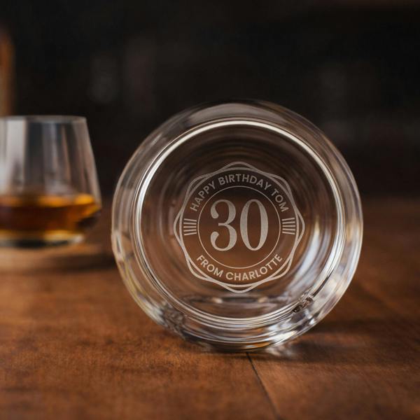 Abode Home & Gifts Personalised Base Engraved Big Age Tumbler