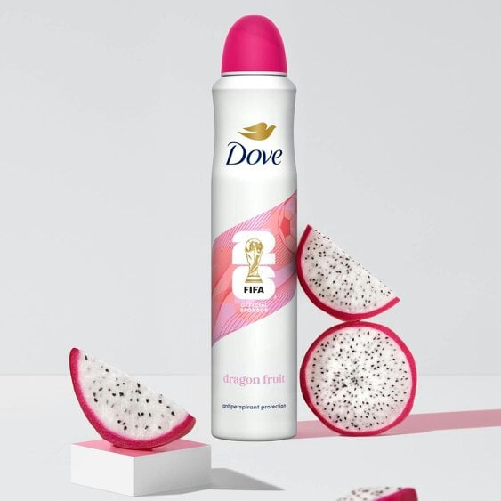 Dove Antiperspirant Deodorant Dragon Fruit FIFA Edition, 72H Protection 12x200ml