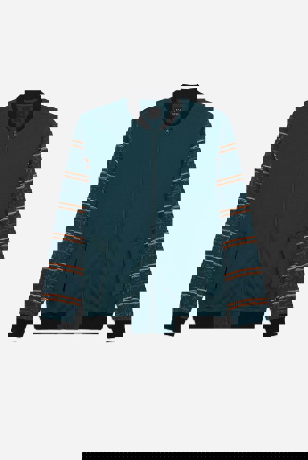 ENORSIA Mens  Zip Through Bomber Jacket