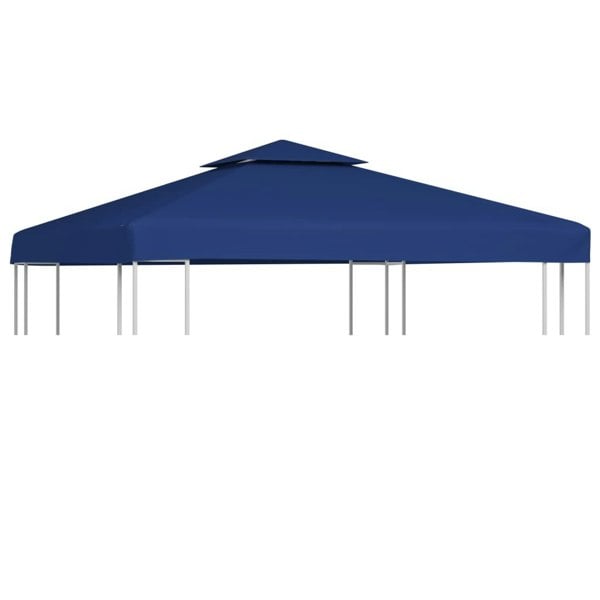 Berkfield Gazebo Cover Canopy Replacement 310 g / ma_ Dark Blue 3 x 3 m